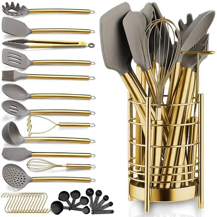 Mumma's Kitchen Silicone Kitchen Tools Stainless Steel